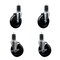 Service Caster 5'' Soft Rubber Wheel Swivel 1-5/8'' Expanding Stem Caster Set 2 Brakes, 4PK SCC-EX20S514-SRS-2-TLB-2-158 - alternate 1